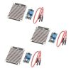 3pcs LM393 Rain Drops Sensor Weather Moisture Monitor Sensor Humidity Sensitivity Module Nickeled Plate 3.3-5V for Arduino