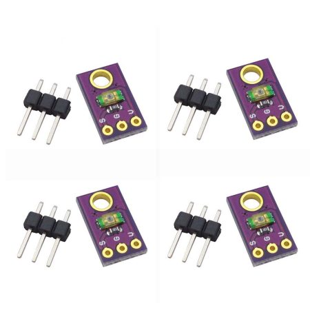 4Pcs TEMT6000 Light Sensor Module Analog Light Intensity Module Visible Light Sensor for Arduino