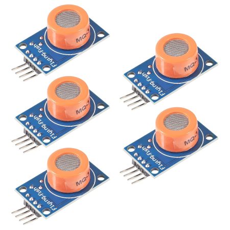 5pcs MQ-3 MQ3 Alcohol Sensor Module Breath Gas Detector Ethanol Detection Module for Arduino Raspberry Pi ESP8266 MQ3 5V DC (MQ-3)
